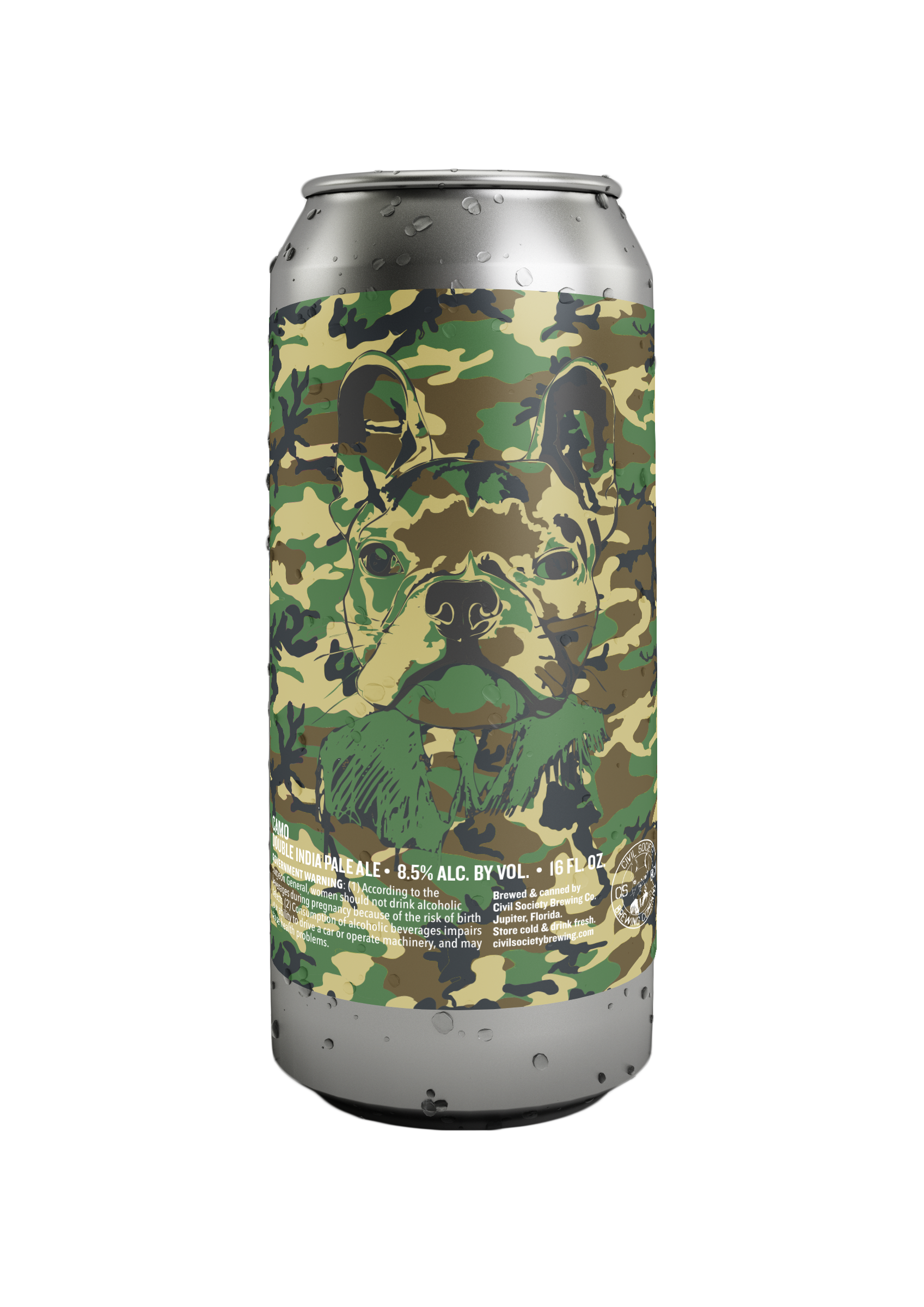Civil Society Brewing Camo Can Series